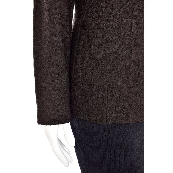 St. John Knits 3-Button Jacket in Dark Brown sz 16 - Picture 7 of 9